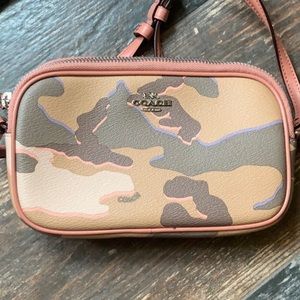 Coach Wild Camo Crossbody Pouch